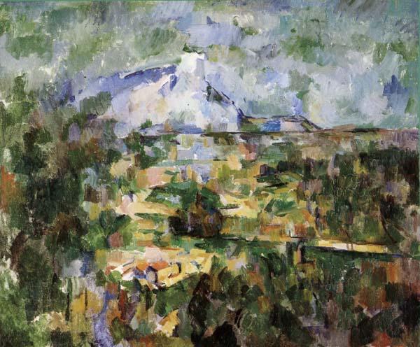 Paul Cezanne La Montagne Sainte-Victoire vue des Lauves oil painting image